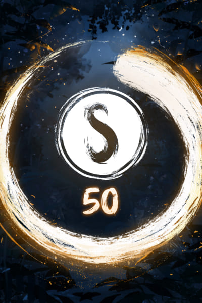 Accumulez 50 pièces