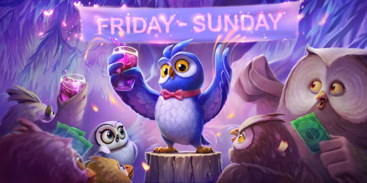 Bonus du Week-end      700&nbsp;€ + 50 Free Spins